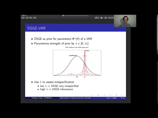 JuliaCon 2020 | Estimation of Macroeconomic Models | William Chen
