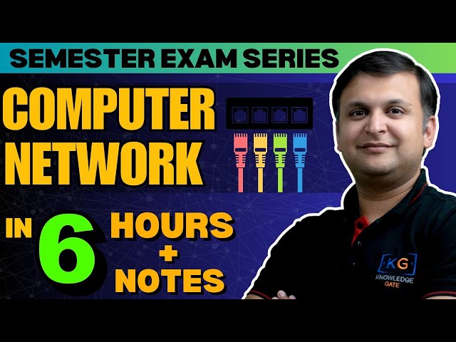 Complete CN Computer Networks in one shot | Semester Exam | Hindi