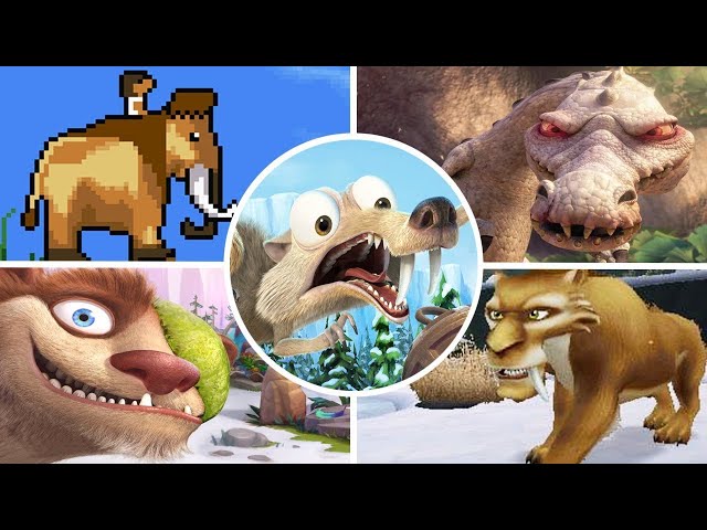 All Ice Age Games Evolution (2002-2022)