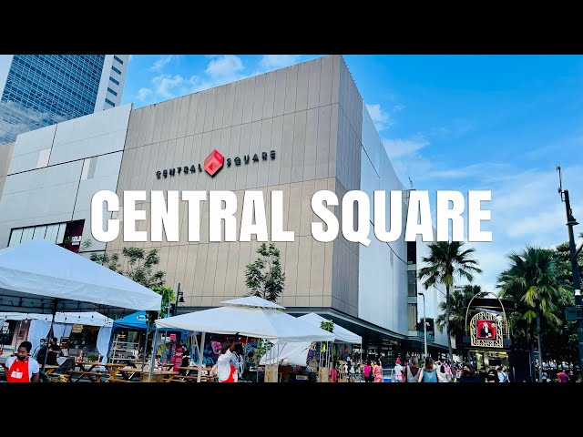 [4K] Central Square BGC 2022 Walking Tour + Visit the first MUJI Coffee in Philippines