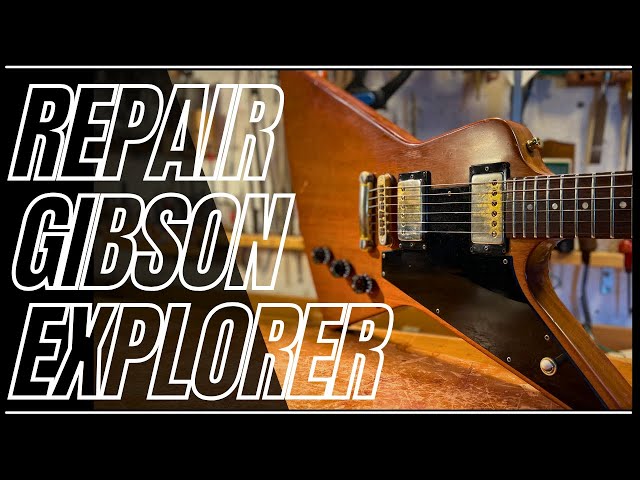 Gibson Explorer Vintage Guitar Repair Luthier Workshop