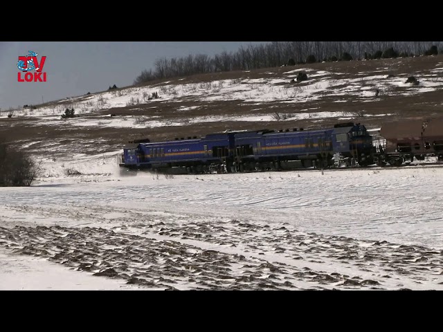 Train in snow / Croatia 2018.