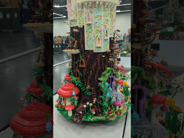 Hidden Scenes in Giant LEGO Fantasy Tower by Kathryn & Samuel Harmon