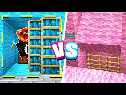ULTIMATE Minecraft Boy vs Girl SECRET ROOM Challenge!
