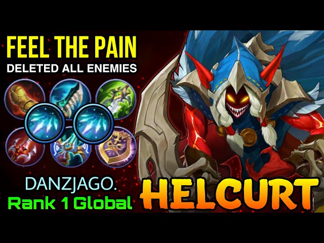 FEEL THE PAIN!! Helcurt Delete All his Enemies - Top 1 Global Helcurt by DANZJAGO. - MLBB