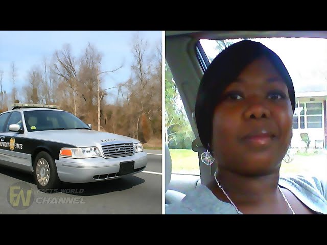 You Won’t Believe What This Woman Found When She Stopped On The Highway Next To A Police Vehicle!