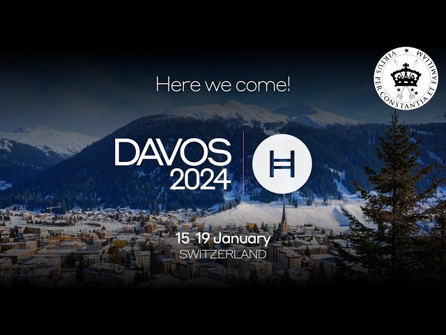 Hedera Hashgraph takes over Davos 2024! Sneak Peak for the Hbar community.