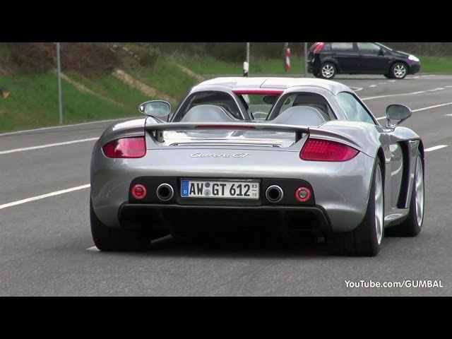 BEST of Porsche Carrera GT - LOUD Revs, Accelerating & More!