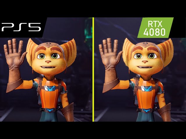 Ratchet and Clank Rift Apart Performance RT PS5 vs RTX 4080 Ray Tracing Graphics Comparison