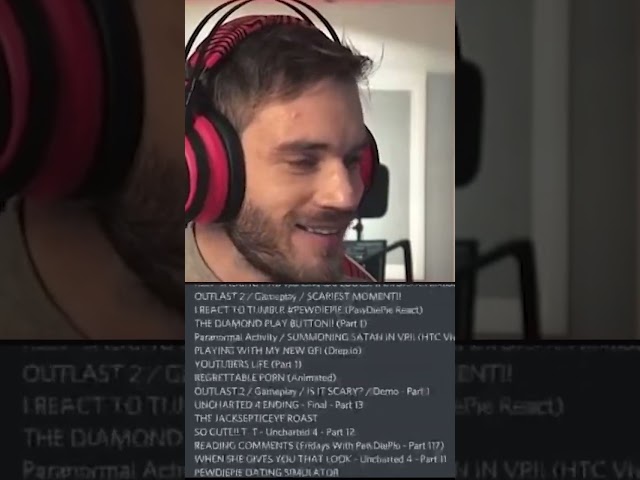PewDiePie Fan names his EVERY VIDEO!