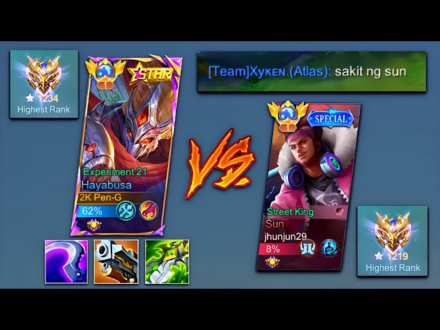 MY HAYABUSA MET THIS PRO GLOBAL SUN IN SOLO RANK GAME!😱 (who will win?)