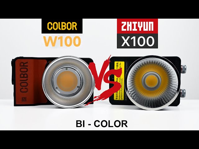 COLBOR W100 vs Zhiyun Molus x100 / CX100 Review | Best Smallest 100W COB BI COLOR LIGHT