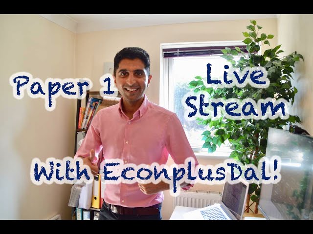 Paper 1 Live Stream with EconplusDal! Let's Smash Paper 1!!!