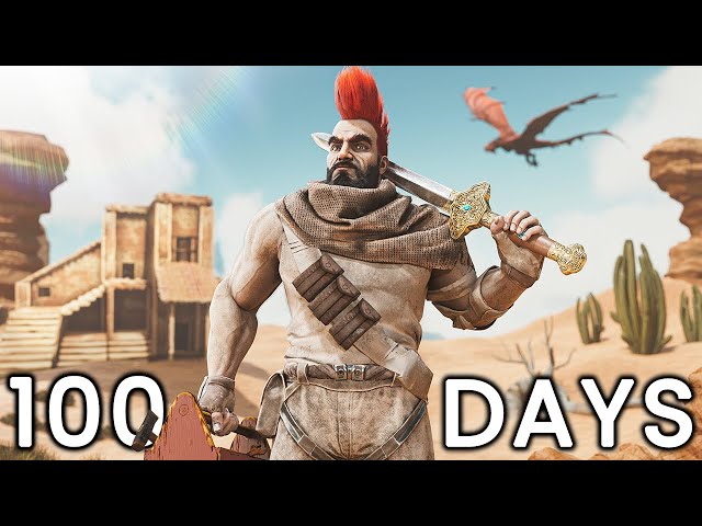 I Have 100 Days To Beat ARK Hardcore - Scorched Earth