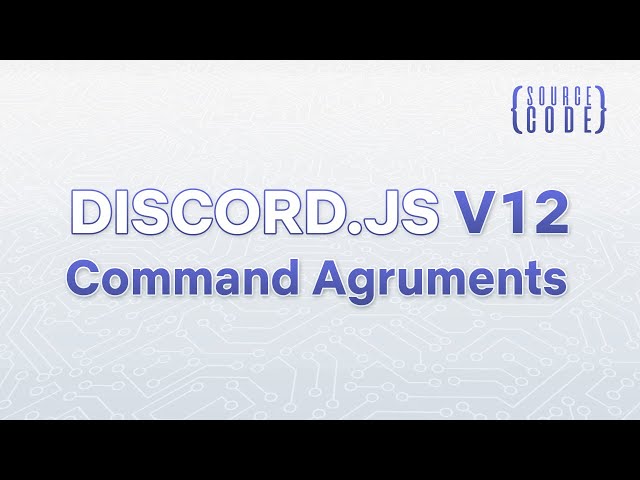 Discord.js V12 Bot Development - Command Arguments / Mentioning Users- Episode 06
