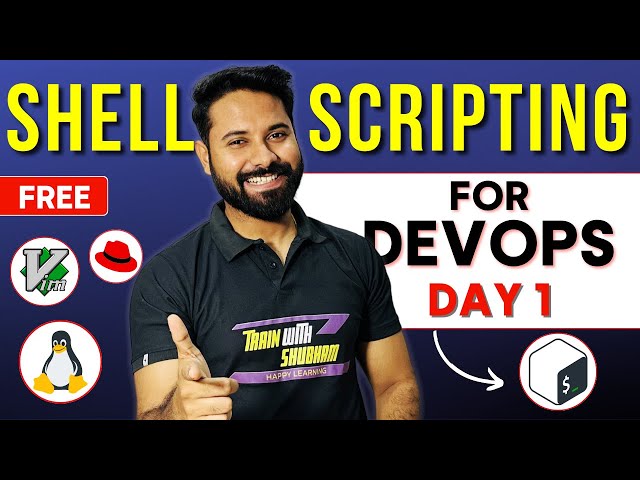 Learn Shell Scripting for DevOps in just 30 Minutes | FREE COURSE (Day 1)