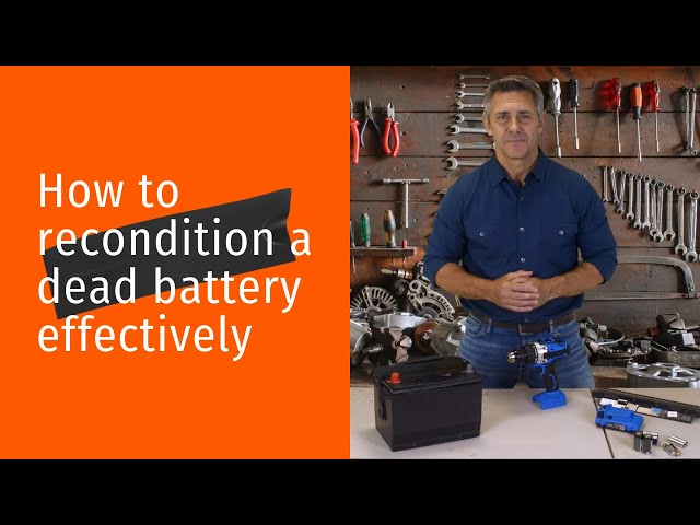 How to recondition dead batteries (effectively) #DIY #shorts