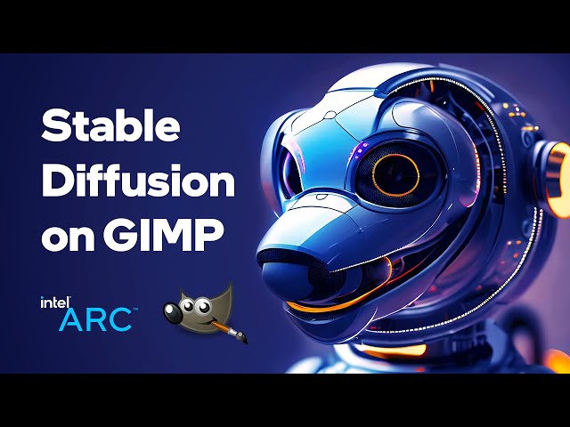 Using Stable Diffusion on GIMP with Intel Arc Graphics