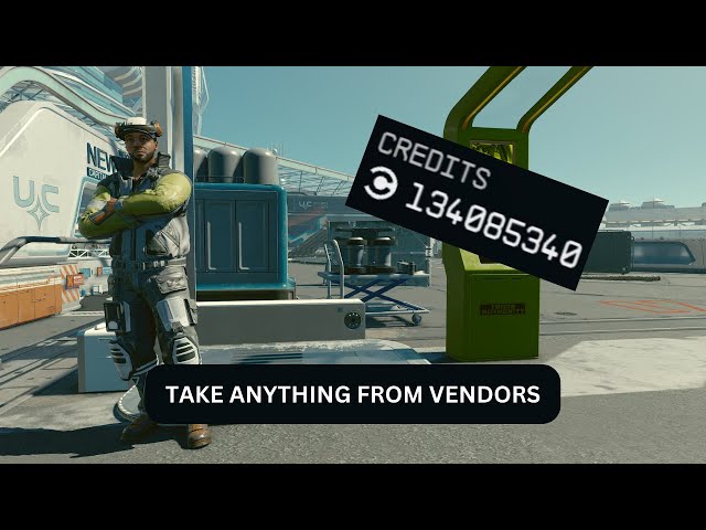 *PATCHED* STARFIELD VENDOR GLITCH | INFINITE CREDITS & TAKE ANYTHING FROM VENDORS