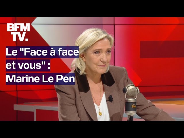 Mineurs délinquants, Russie, Sciences Po… l'intégralité de l'interview de Marine Le Pen