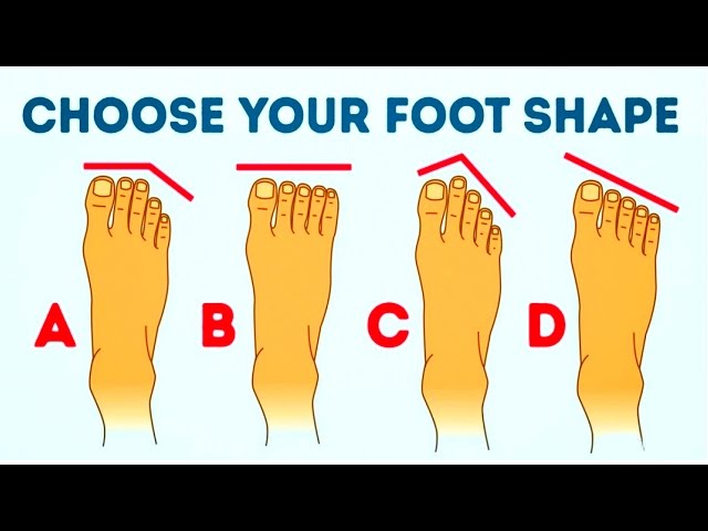 WHAT YOUR FOOT SHAPE REVEALS ABOUT YOU