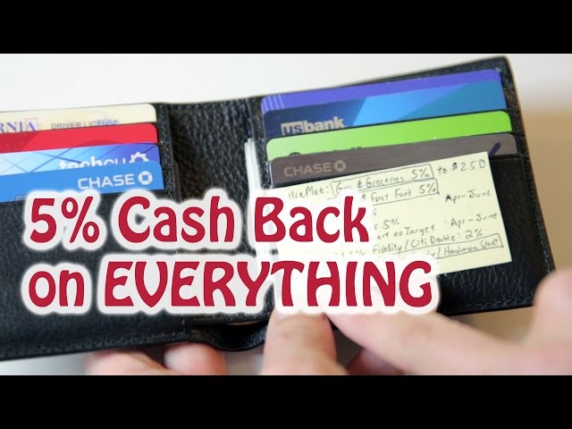 5% Cash Back On Everything