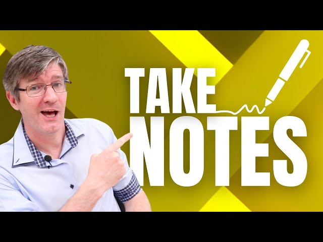 3 ways to take NOTES while watching videos