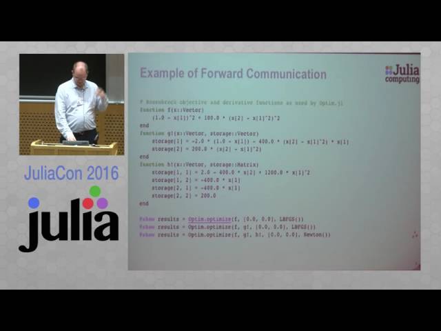 Enabling reverse communication solvers and embedding Julia | Andy Greenwell | JuliaCon 2016