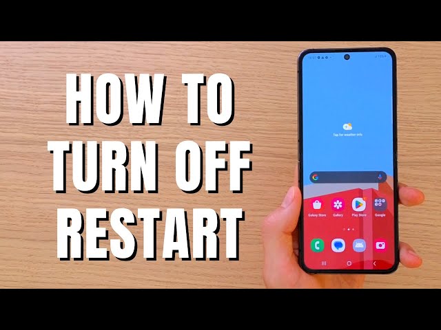 Galaxy Z Flip 5 - How to Turn Off or Restart