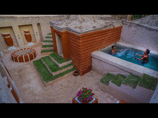 The Secrets of Building an Underground House and Swimming Pool [ Part II ]