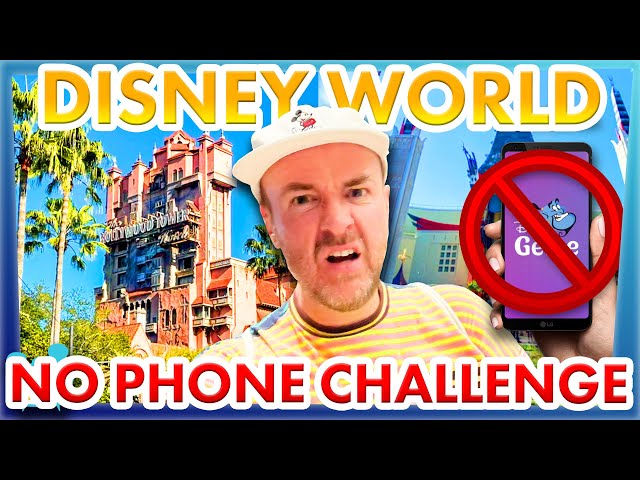 Can I STOP Disney World From FORCING Me To Use My Phone -- Hollywood Studios