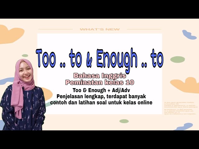 Too and Enough