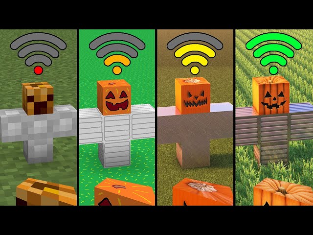 minecraft but quality with different Wi-Fi