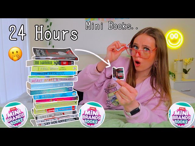 Letting *MINI BRANDS BOOKS* Decide what I READ for 24 HOURS Challenge!!🫢📚💤⁉️(24 hour readathon..😵‍💫)
