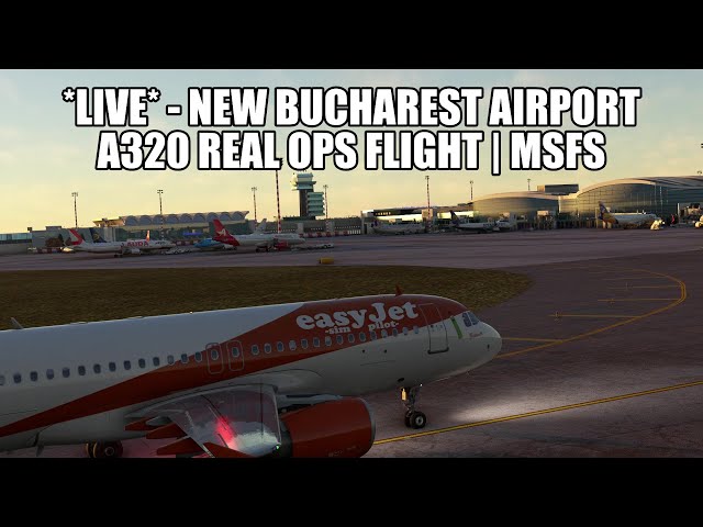 🔴 LIVE: *NEW* Bucharest Airport - A320 Real Ops (Fenix A320 with Mini FCU)