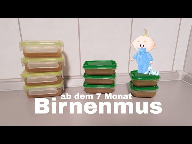 Birnenmus ab dem 7 Monat,  sowie Nachmittagsbrei Monsieur Cuisine Connect,  Thermomix