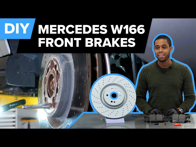Mercedes-Benz W166 Front Brake Pad & Rotor Replacement DIY (2012-2019 ML550, GL550, GLS550)