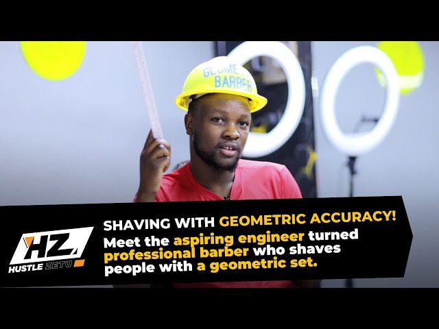 Meet the aspiring engineer turned professional barber who shaves people with a geometric set