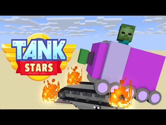 Monster School : TANK STARS CHALLENGE- Minecraft Animation