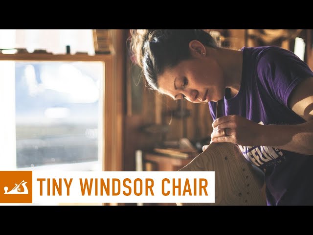 Building a Tiny Windsor Chair // Woodworking