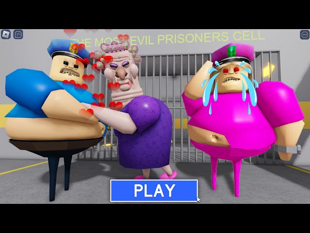 SECRET UPDATE! BARRY FALL IN LOVE WITH GRANDMA? OBBY ROBLOX #roblox #obby