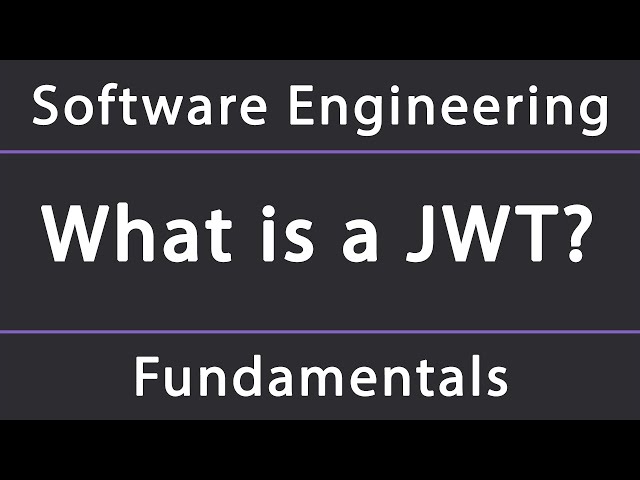 What is a JWT (JSON Web Token) and why your REST API needs it