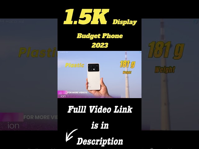 Top Budget 1.5K Resolution Display phones 2024