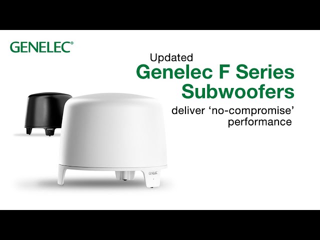 Updated Genelec F Series Subwoofers Deliver ‘No-Compromise’ Performance