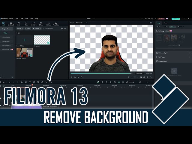 How to Remove Background in Filmora 13 Using AI (Quick Way)