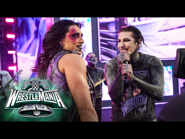 Rhea Ripley and Motionless in White rock out at WrestleMania: WrestleMania XL Saturday highlights