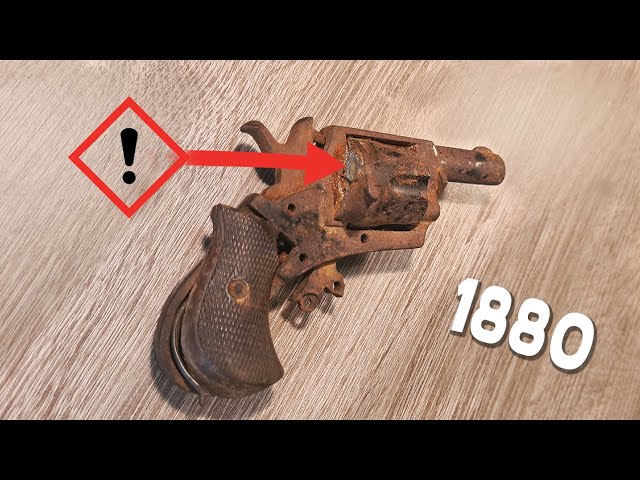 Gun Restoration : Still loaded 1880 Bulldog Revolver - Fire test