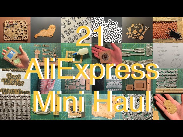 #100[21] AliExpress Mini Haul. Metal Cutting Die, Stamp, Embossing Folder +more, Quick Review & Info