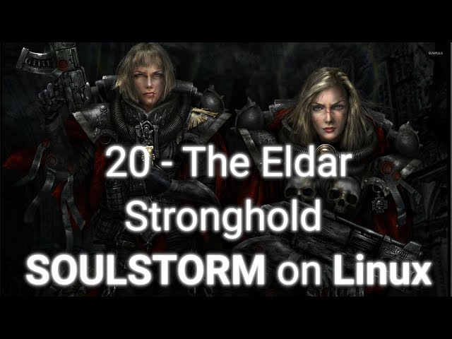 The ELDAR STRONGHOLD  - Dawn Of War Soulstorm on Linux - part 20