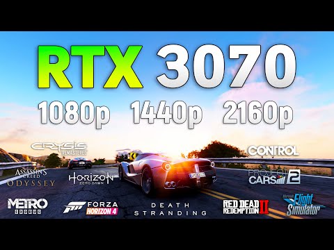 GeForce RTX 3070 Test in 10 Games l 1080p l 1440p l 2160p l